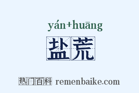 盐荒是什么意思的图片